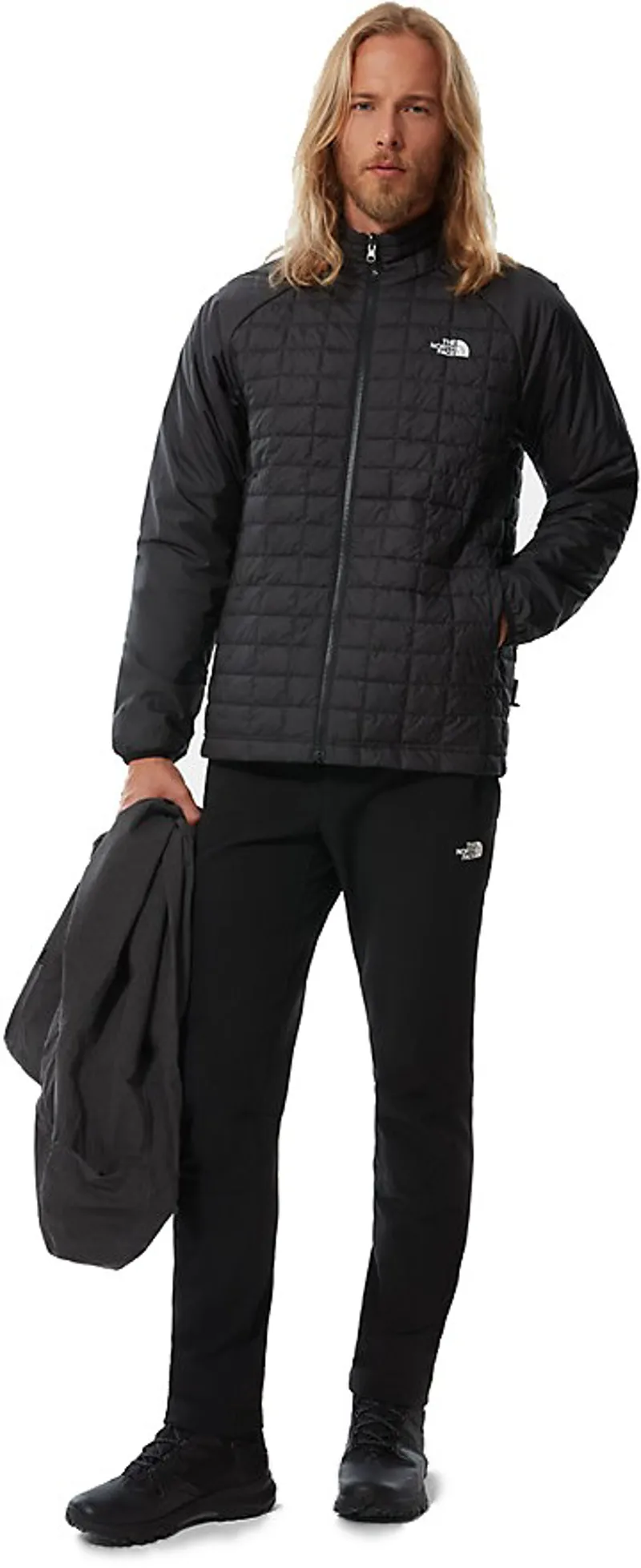 The North Face Mens ThermoBall Eco Triclimate Jacket - TNF Dark 